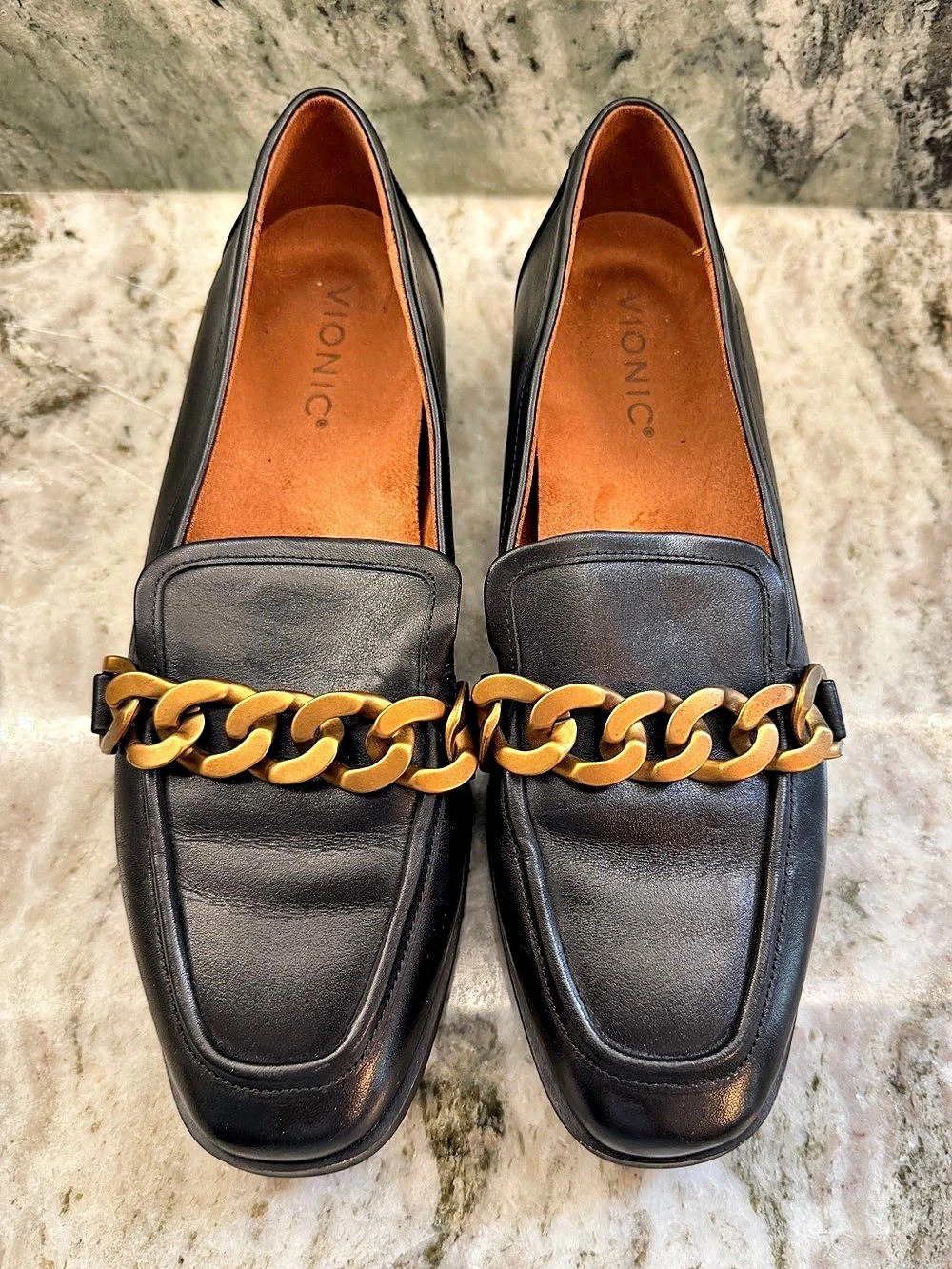 Vionic Mizelle Loafer Chain Black US 8.5